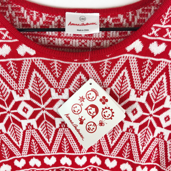 [HANNA ANDERSSON] Girls Christmas Dress - Picture 4 of 8